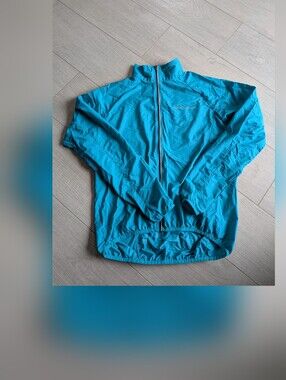 Endura Large Light Teal Windbreaker Cycling Jacket
